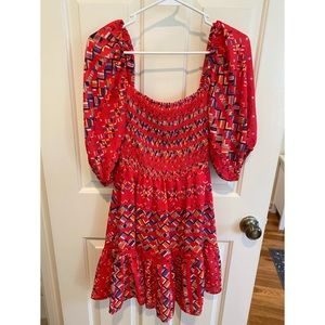 Red Dress Boutique red patterned dress
